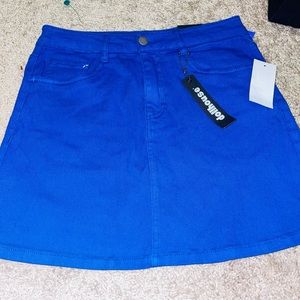 Blue skirt from dollhouse